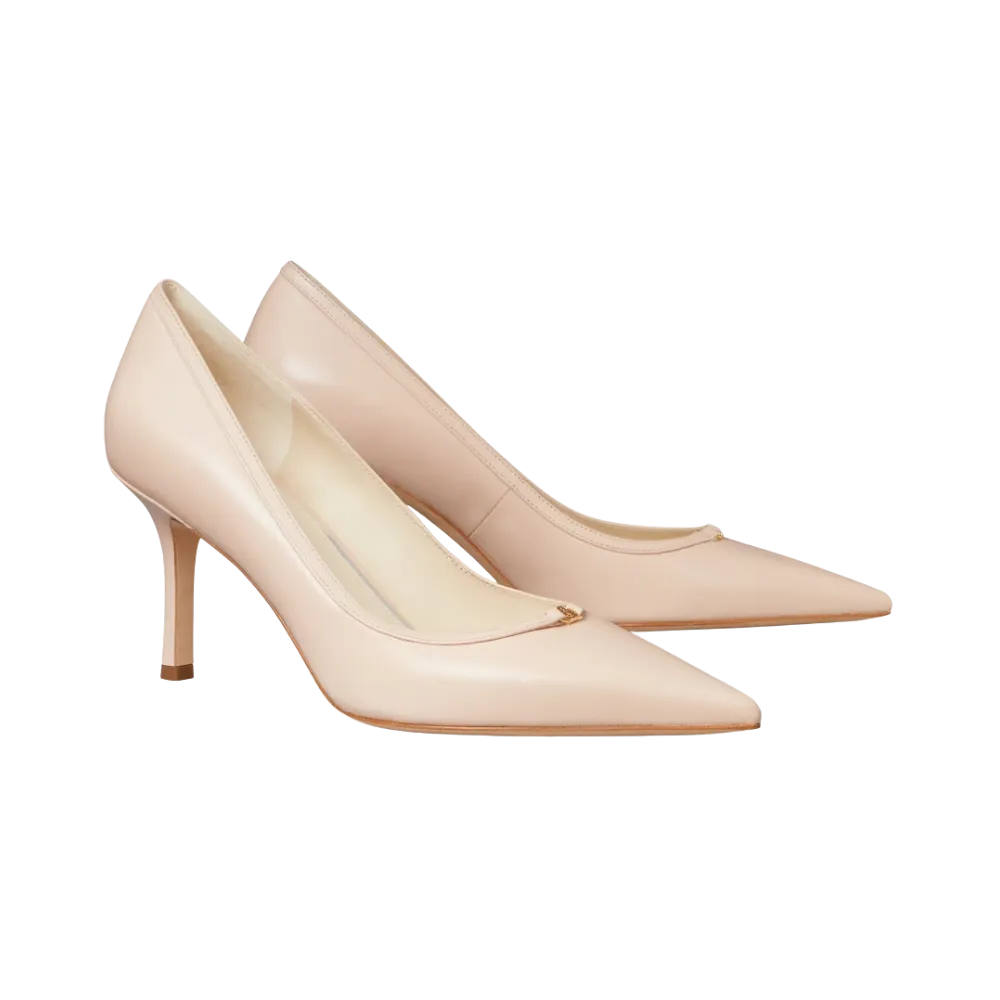 Tory Burch Double T Buckle Pump Soft Pink