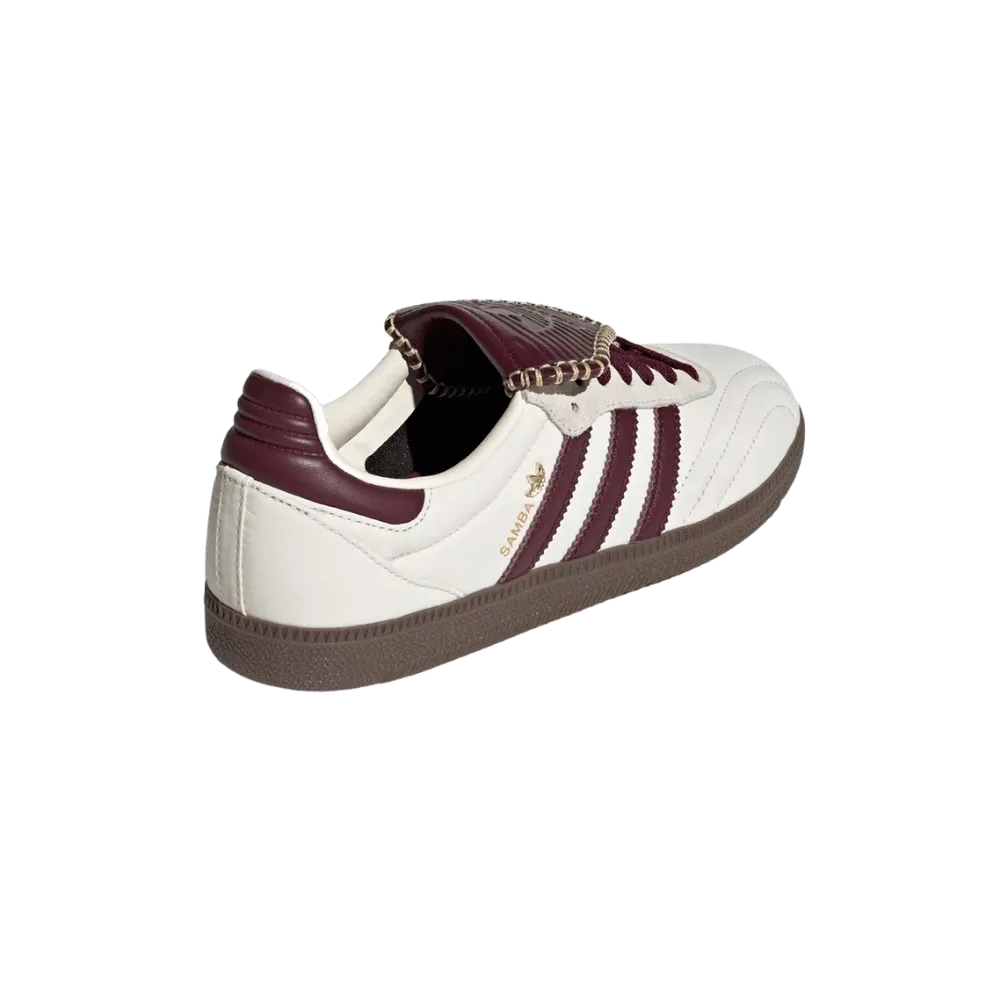 Adidas Samba Long Tongue 'Cream White Maroon Gold Metallic'