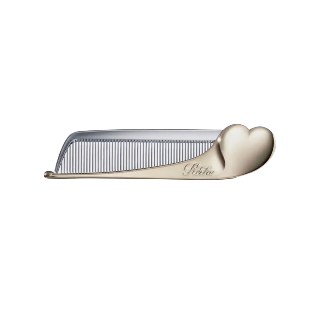 Refa Heart Comb Aira Champagne Gold