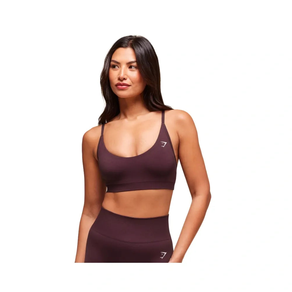Gymshark Everyday Seamless Racerback Sports Bra - Light Support Cherry Purple