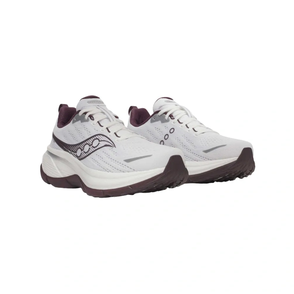 Saucony Hurricane 25 White | Wine