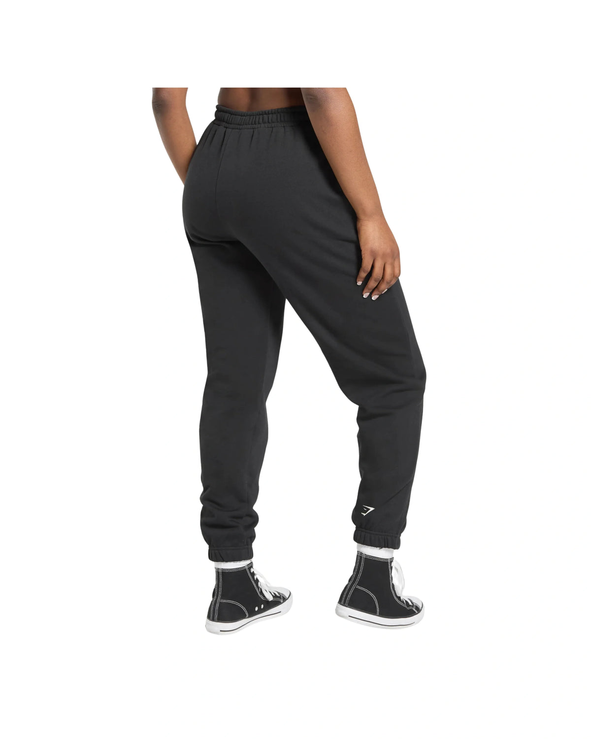 Gymshark Heavy Duty Graphic Loopback Jogger Black