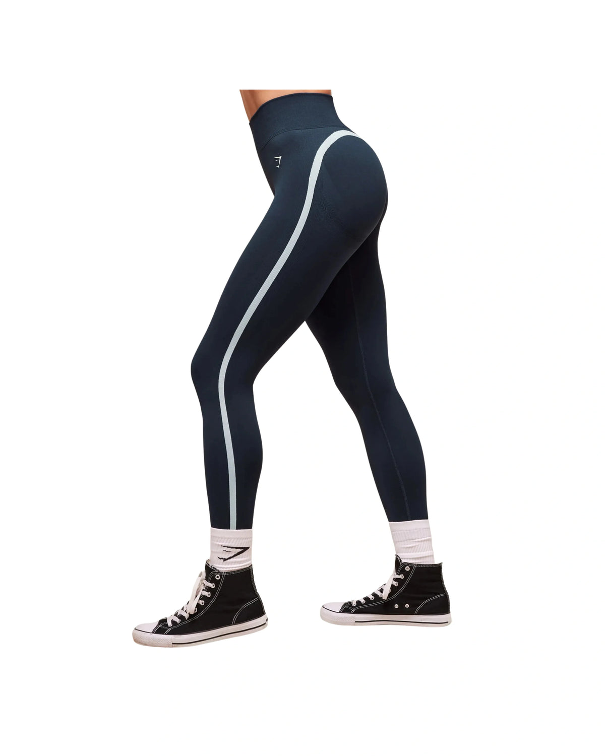 Gymshark Lift Varsity Seamless Leggings Heavy Blue