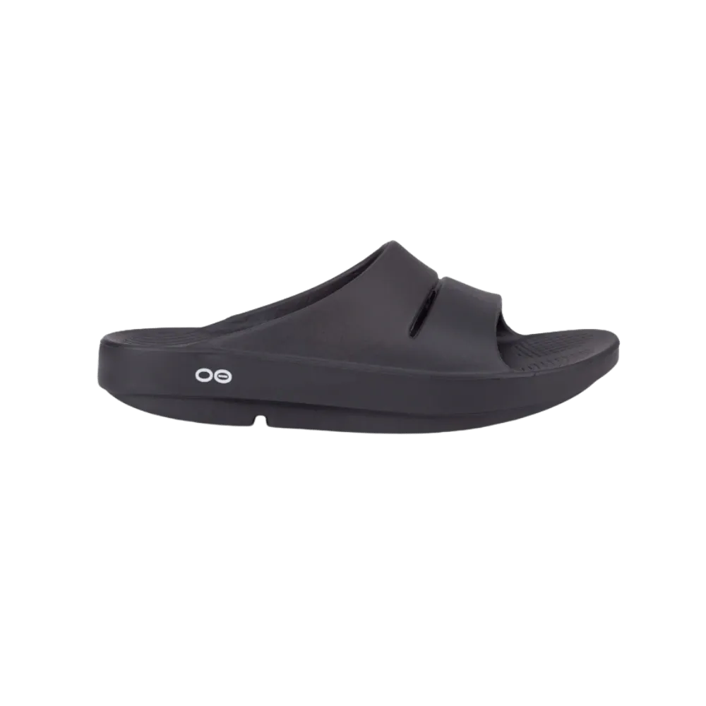 Oofos OOahh Slide Sandal Black