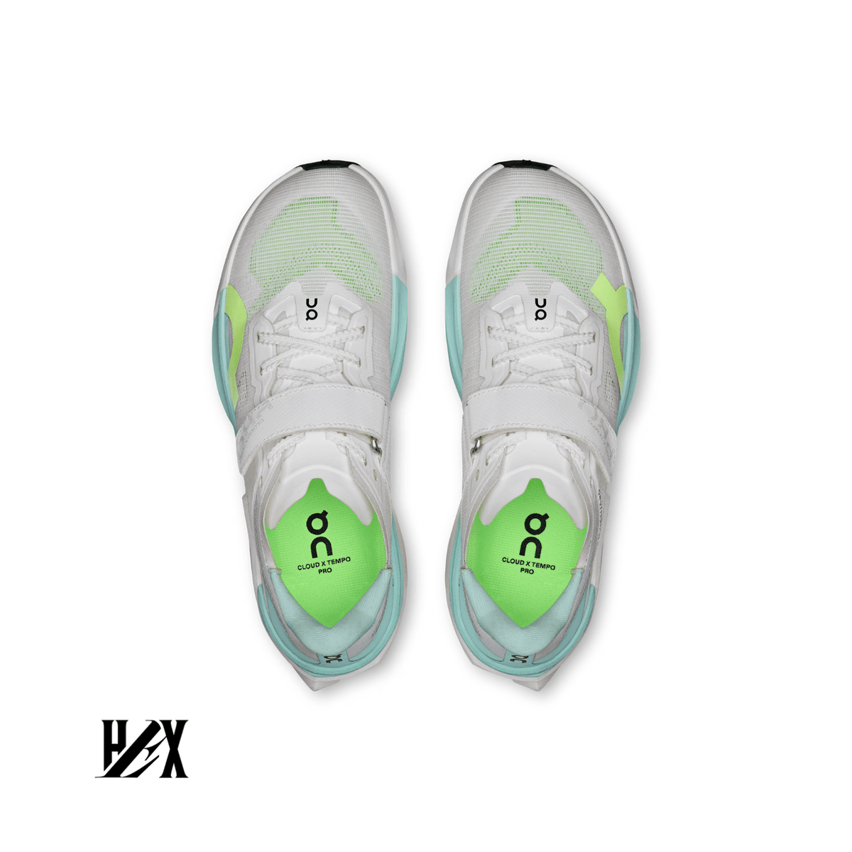 On Running Cloud X Tempo Pro White | Celeste