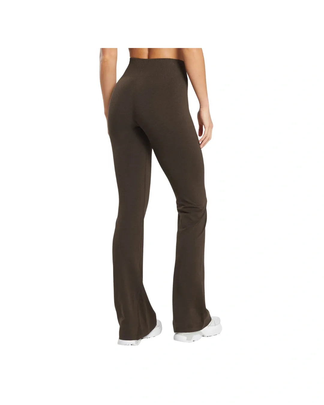 Gymshark Luxe Seamless Flare Leggings Walnut Brown Marl