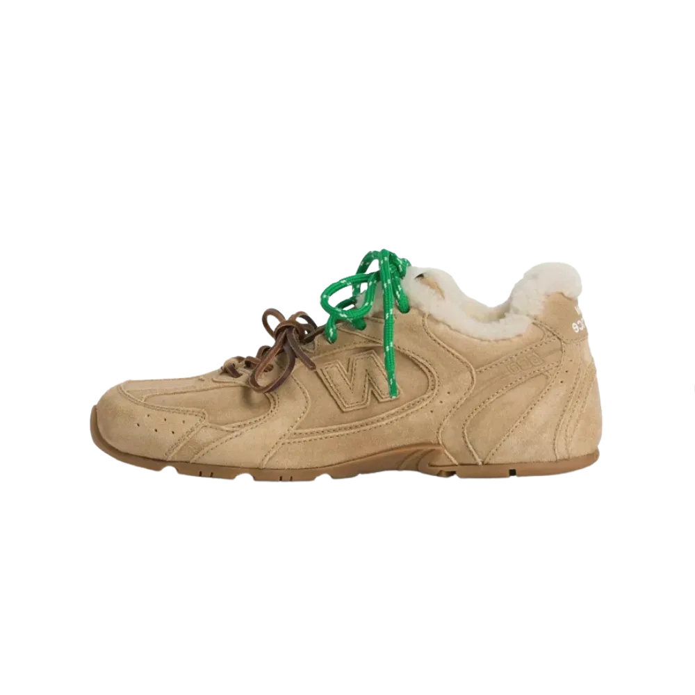 New Balance x Miu Miu 530 SL 'Bleached Ecru Shearling'