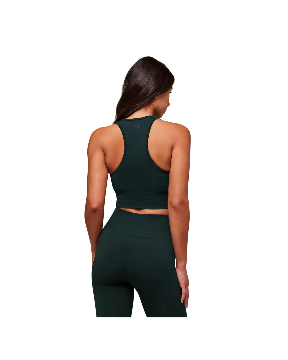 Gymshark Everyday Seamless Graphic Crop Tank Darkest Teal