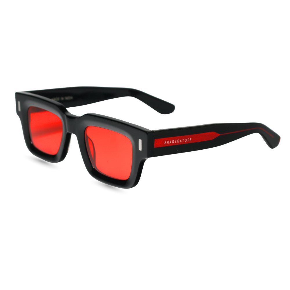 Shadygators Purge Acetate Sunglasses (Plum) – view 2