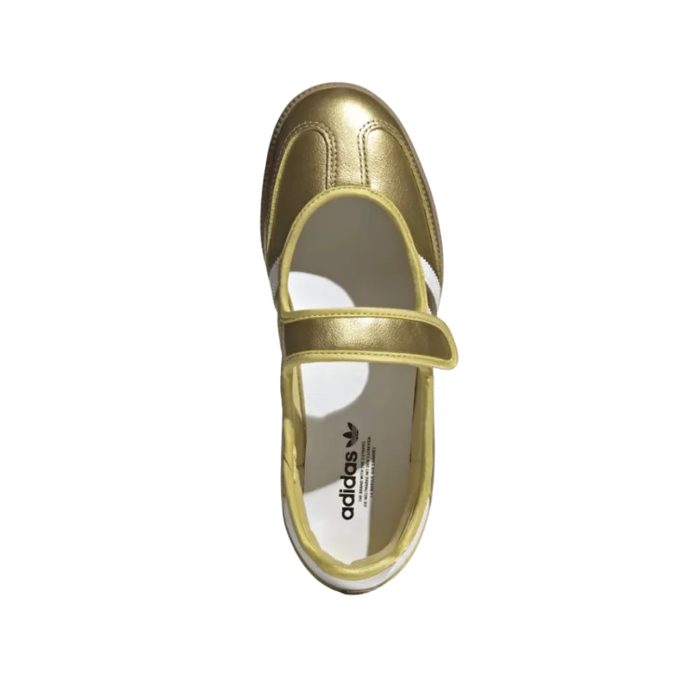 Adidas Samba Jane Shoes Gold Metallic