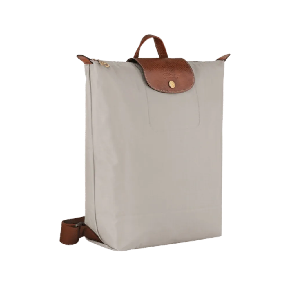 Longchamp Le Pliage Original M Backpack Pebble - Recycled canvas