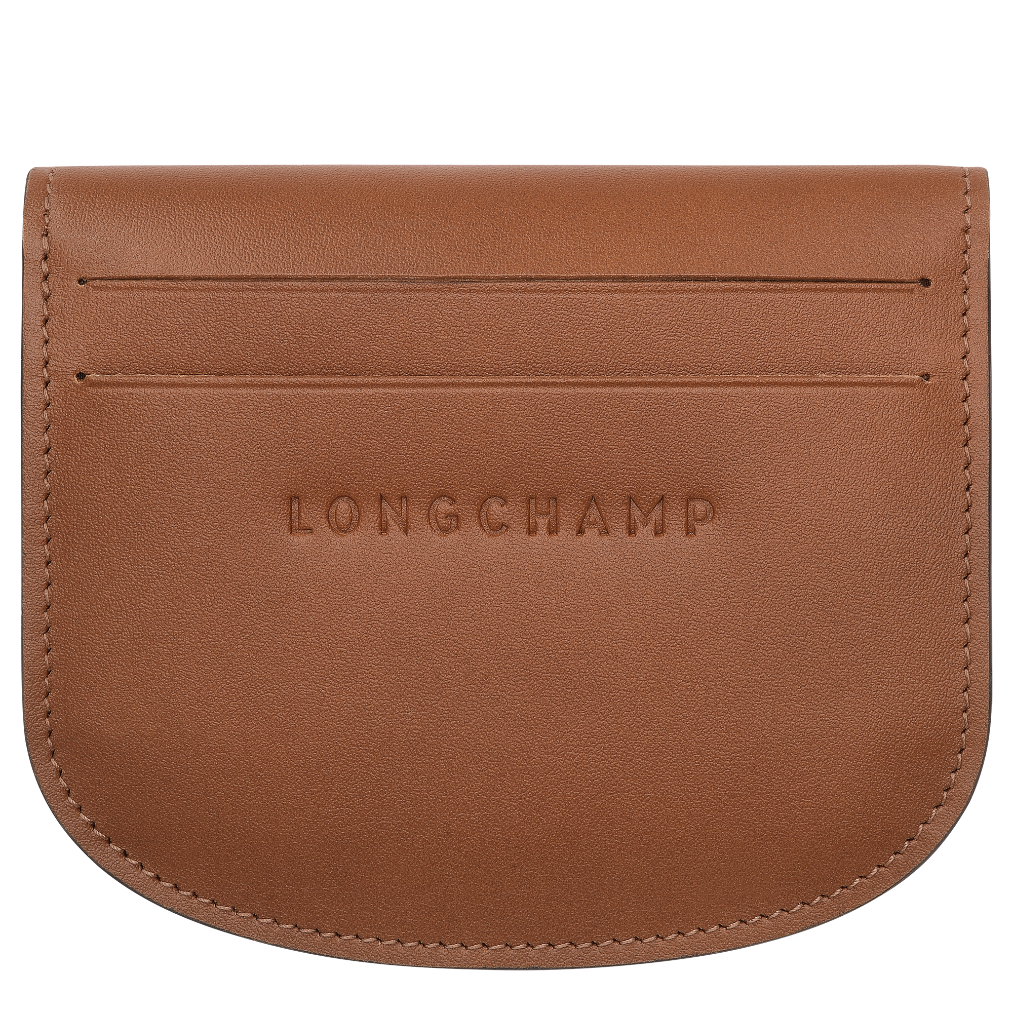 Longchamp Épure Card holder Cognac