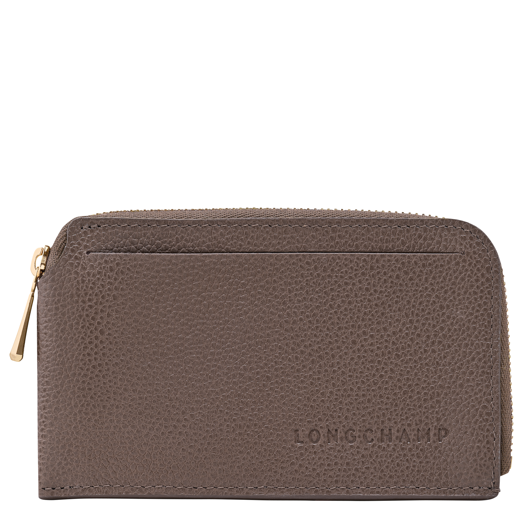 Longchamp Le Foulonné Card holder Taupe
