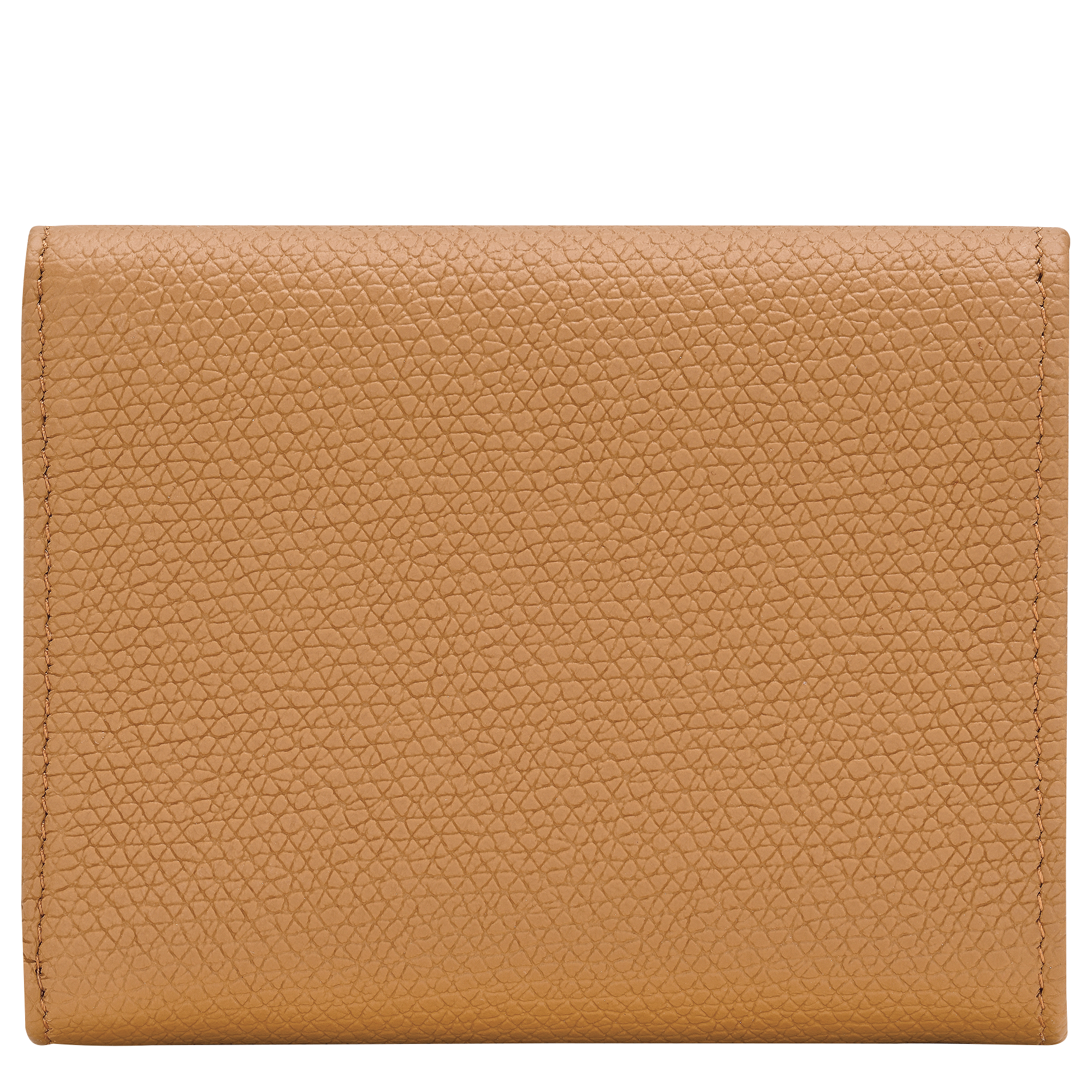 Longchamp Le Roseau Compact wallet Walnut