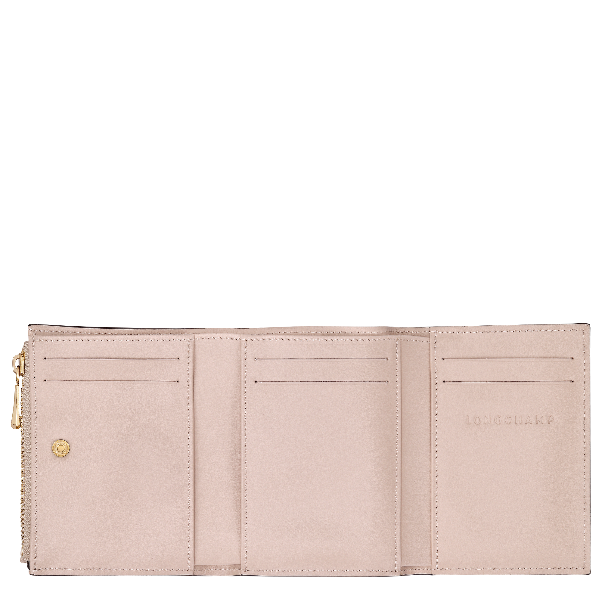 Longchamp Épure Compact wallet Petal Pink