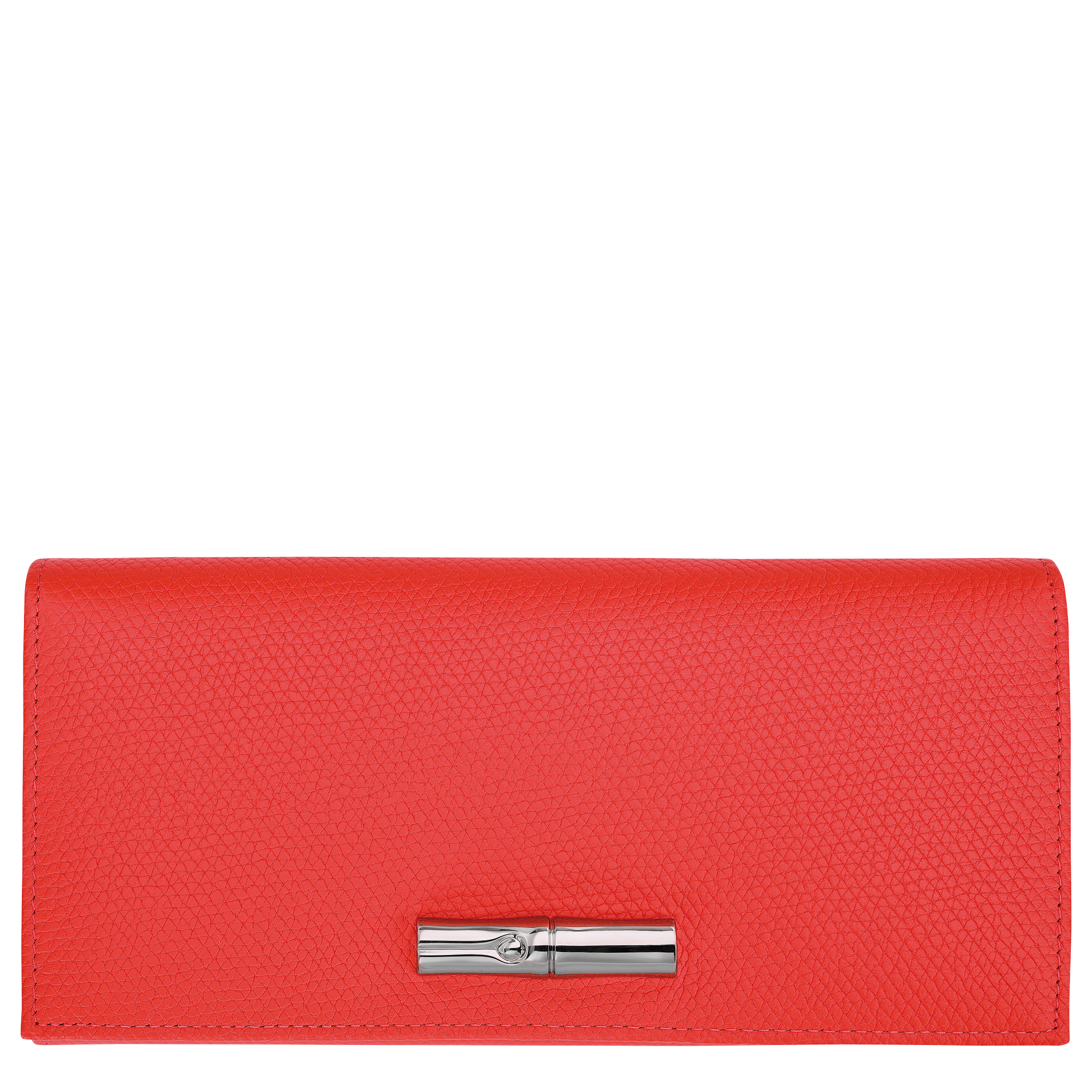 Longchamp Le Roseau Long continental wallet Vermilion
