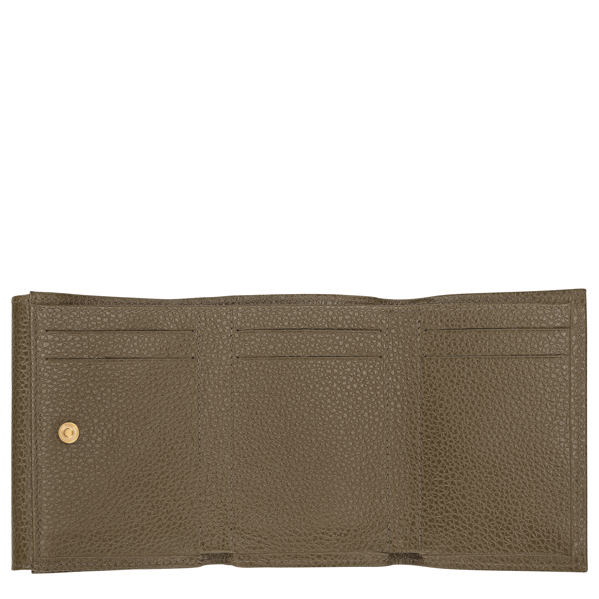 Longchamp Le Foulonné Compact wallet Caper