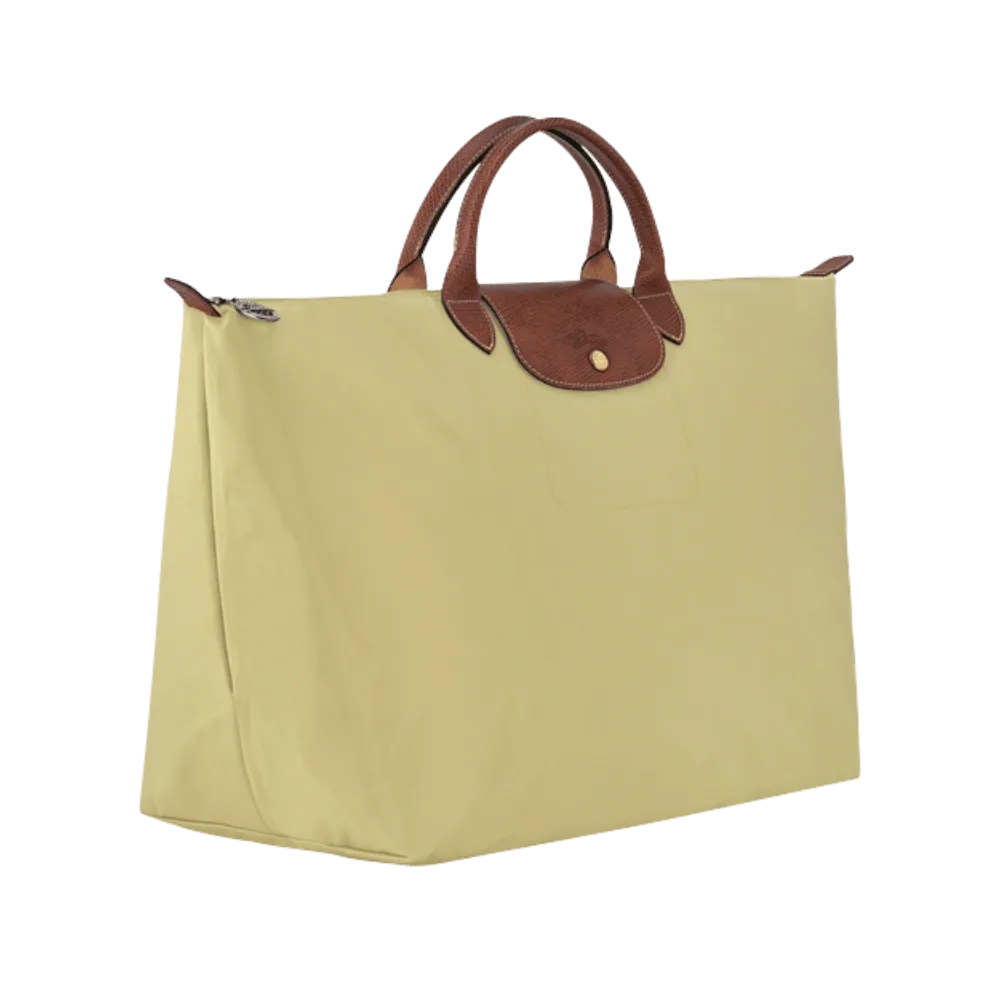 Longchamp Le Pliage Original M Handbag Pistachio - Recycled canvas