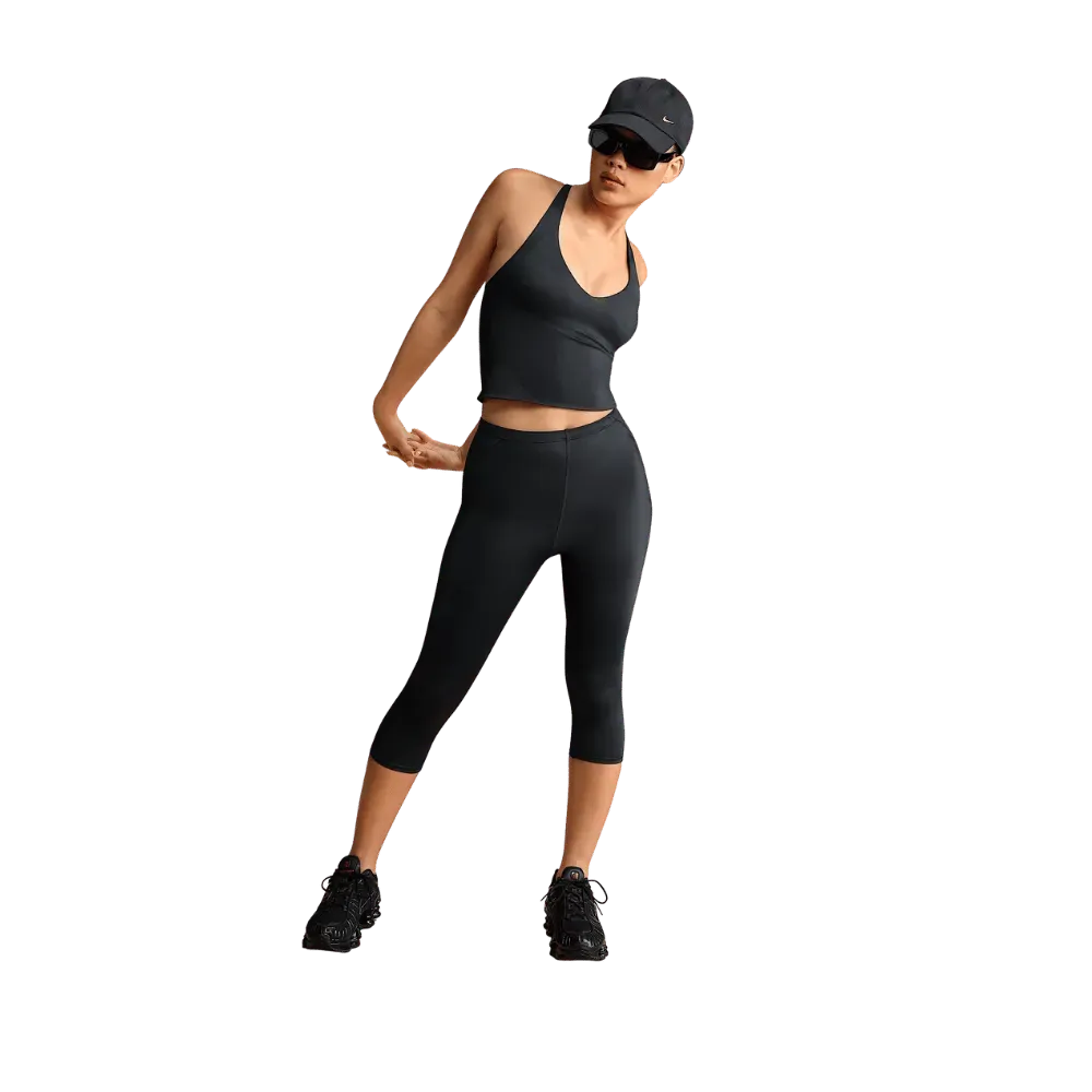 Nike X Skims Shine Women's V-Neck Tank Top Obsidian