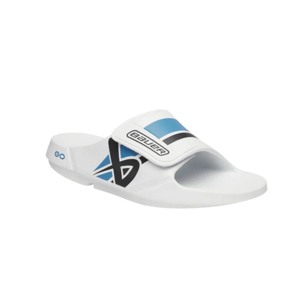 Oofos BAUER/OOFOS OOahh Sport Flex Sandal – White