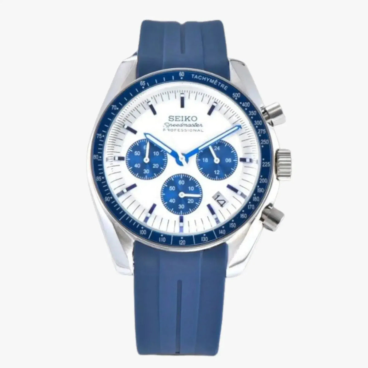 Seiko Mod Speedmaster Snoopy Blue