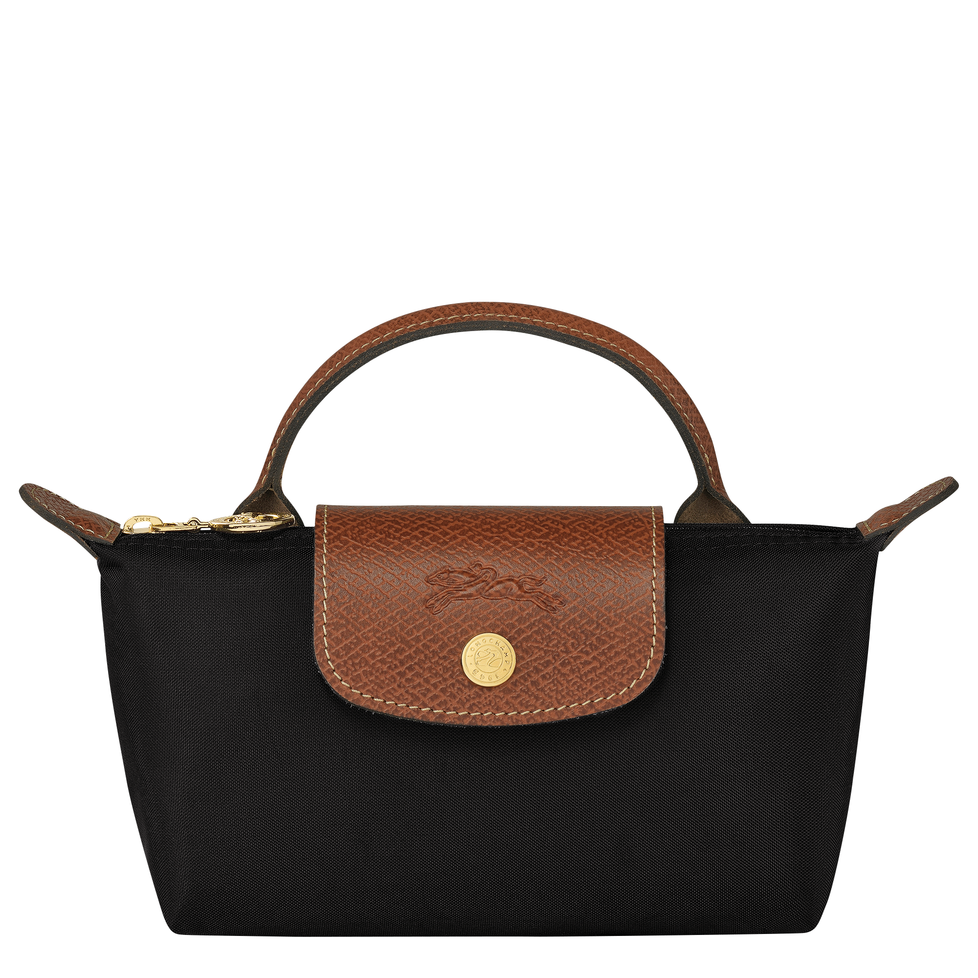 Longchamp Le Pliage Original Pouch with handle Black