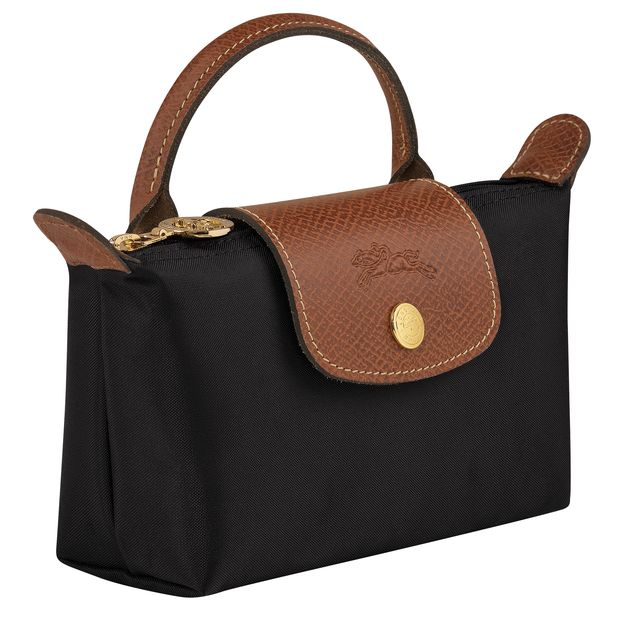 Longchamp Le Pliage Original Pouch with handle Black