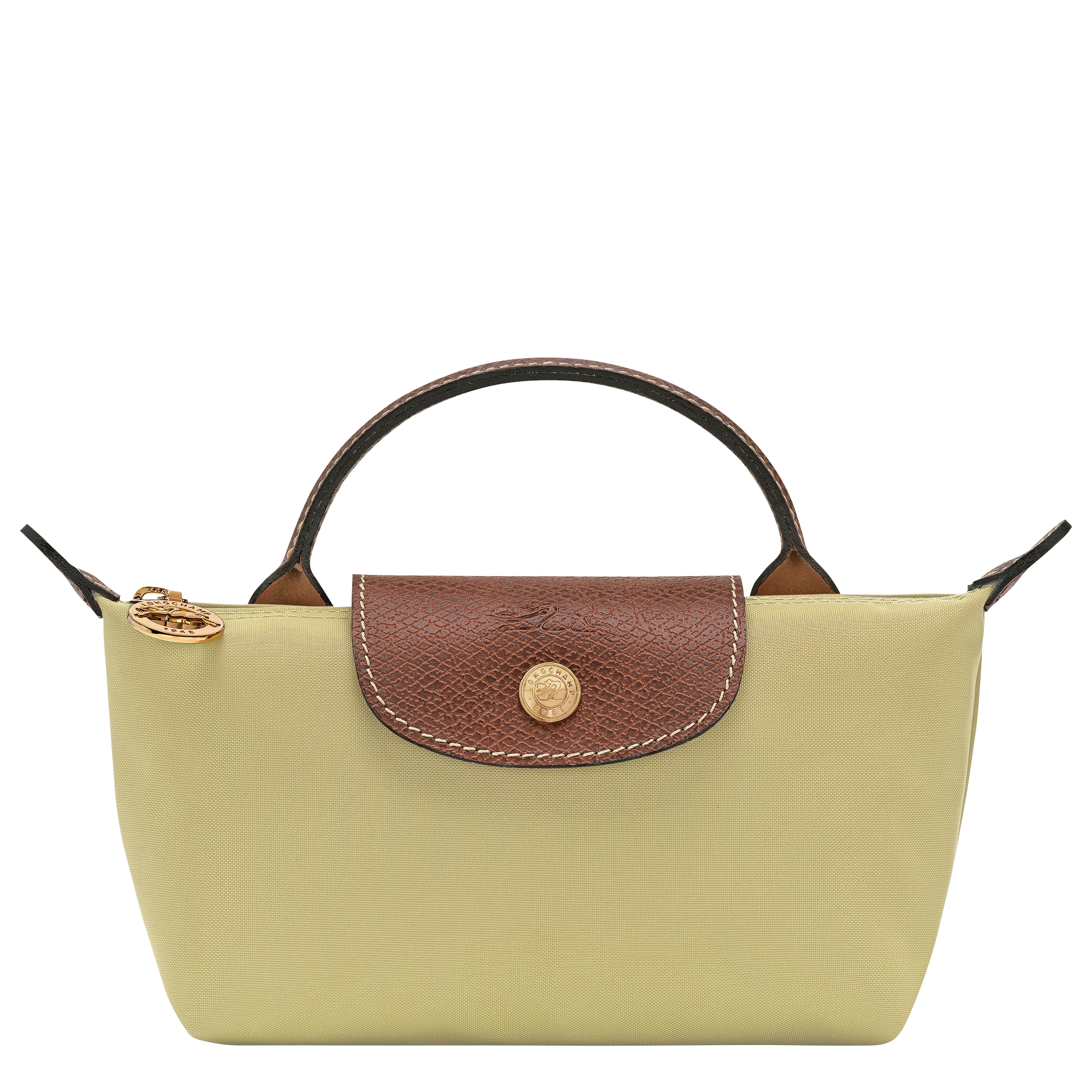 Longchamp Le Pliage Original Pouch with handle Pistachio