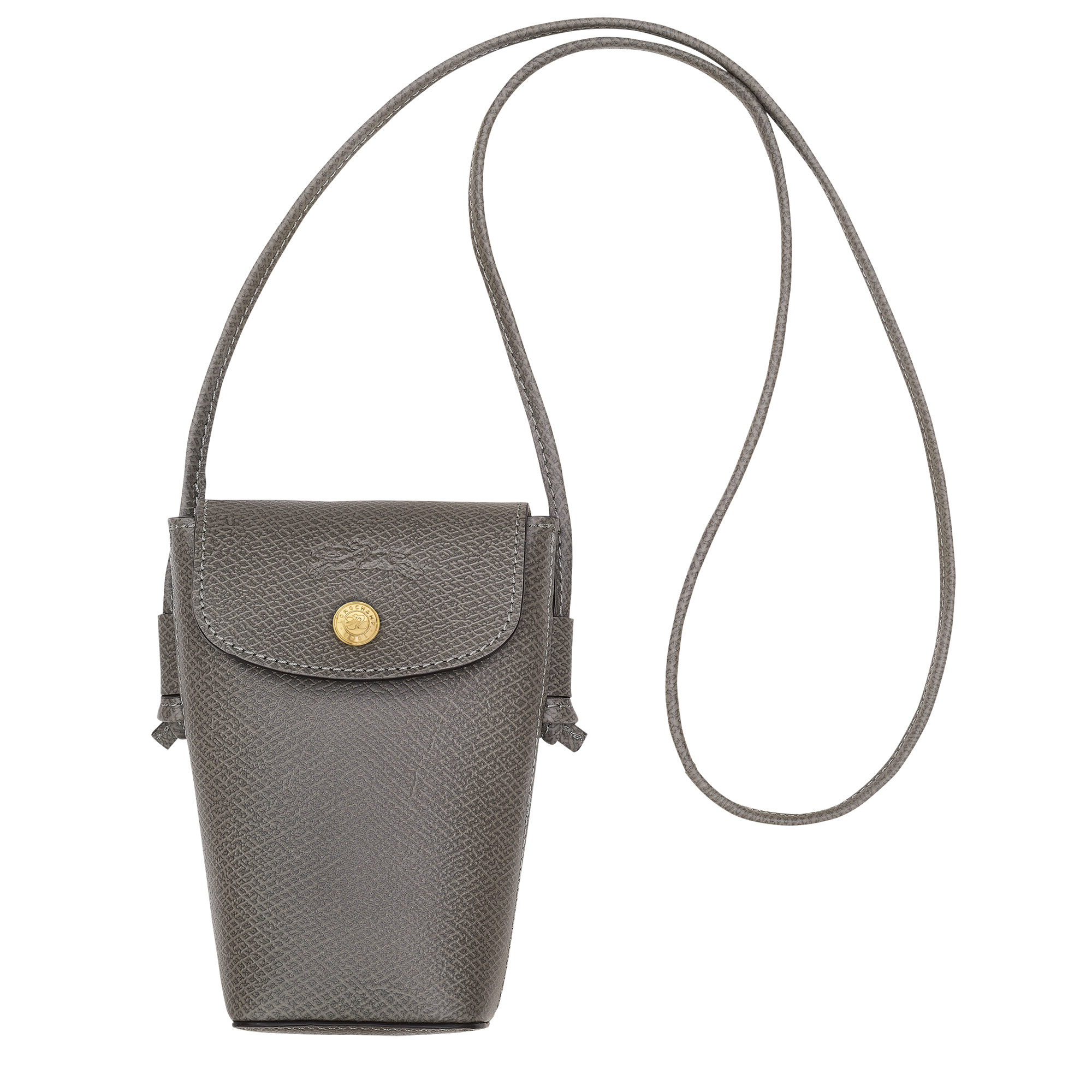 Longchamp Épure Phone case with leather lace Turtledove