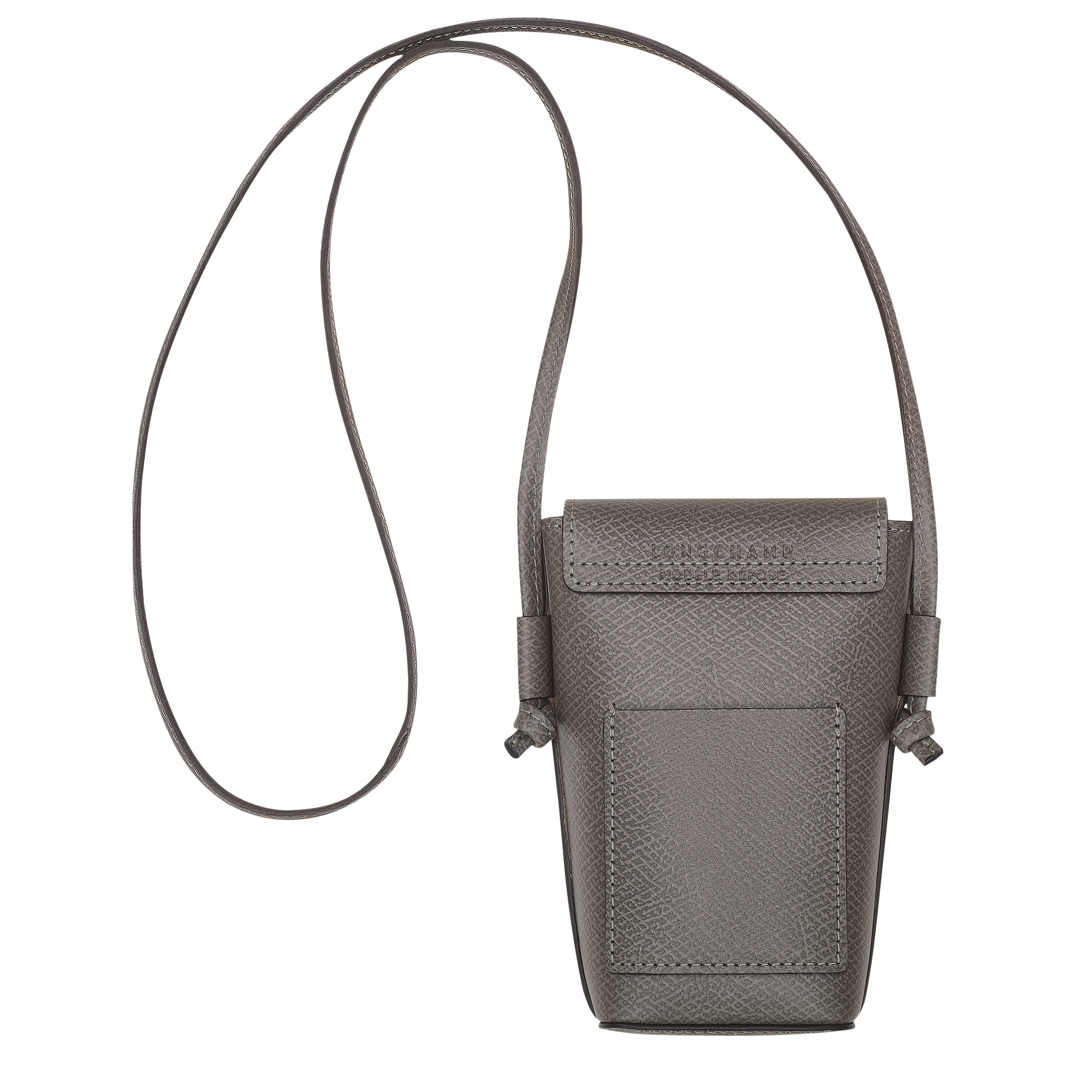 Longchamp Épure Phone case with leather lace Turtledove