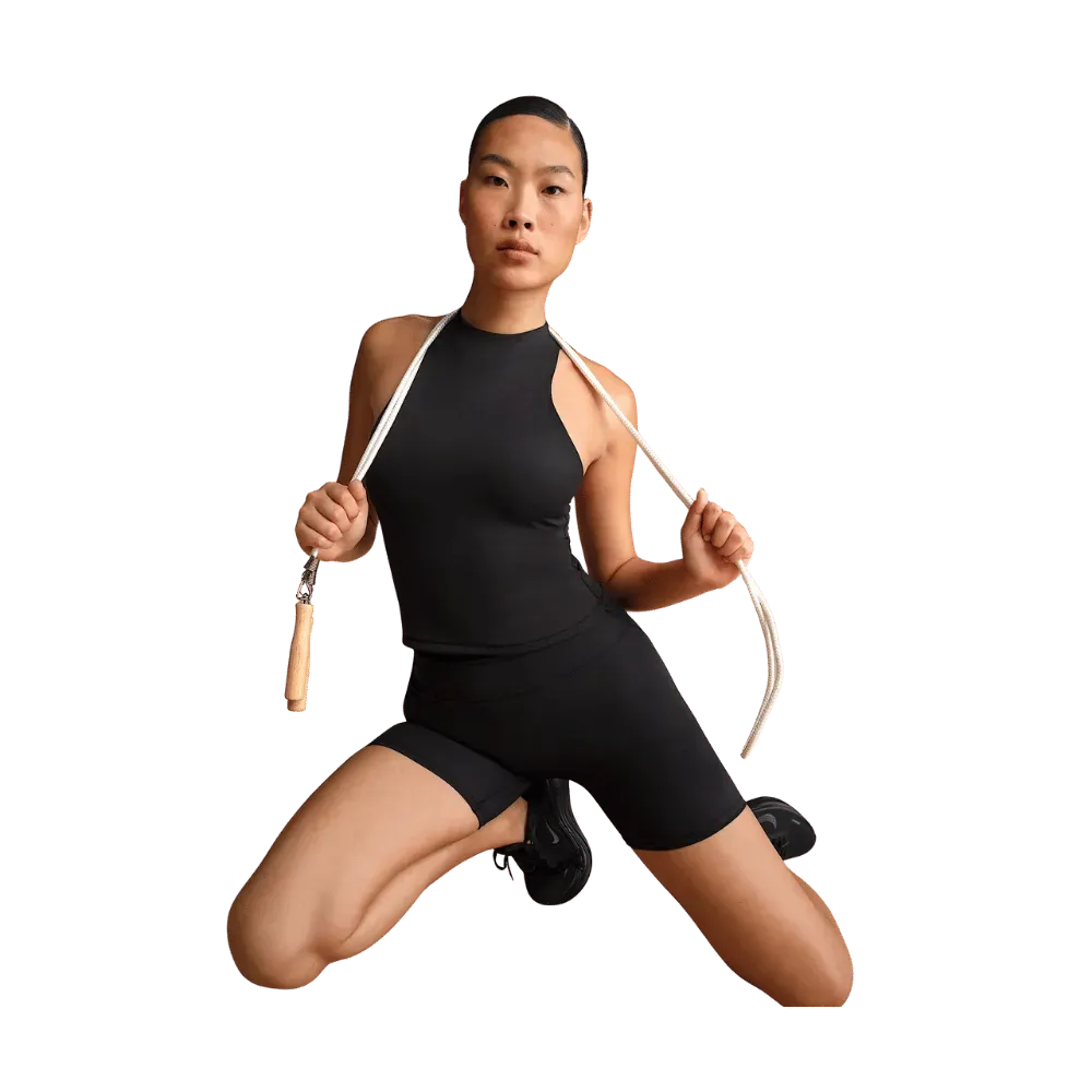 Nike X Skims Matte Women's High-Waisted 5" Biker Shorts Obsidian