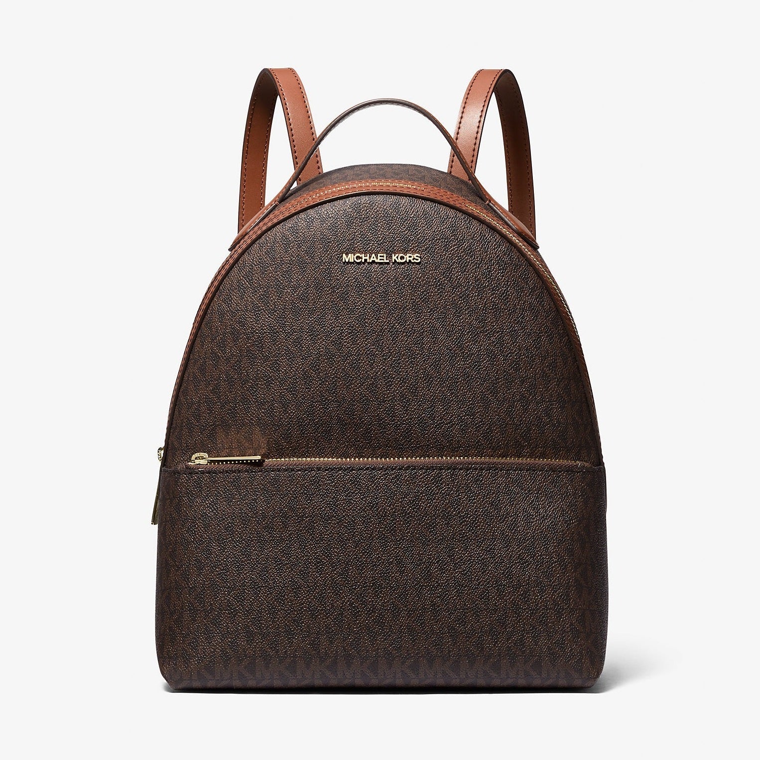 Michael Kors Sheila Medium Logo Backpack Brown