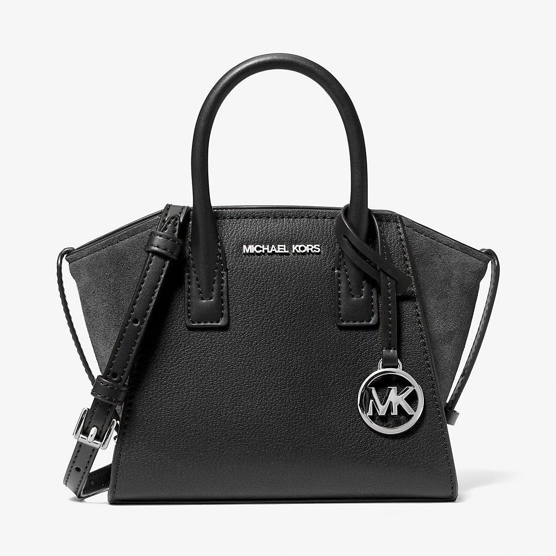 Michael Kors Avril Extra-Small Leather Satchel Black