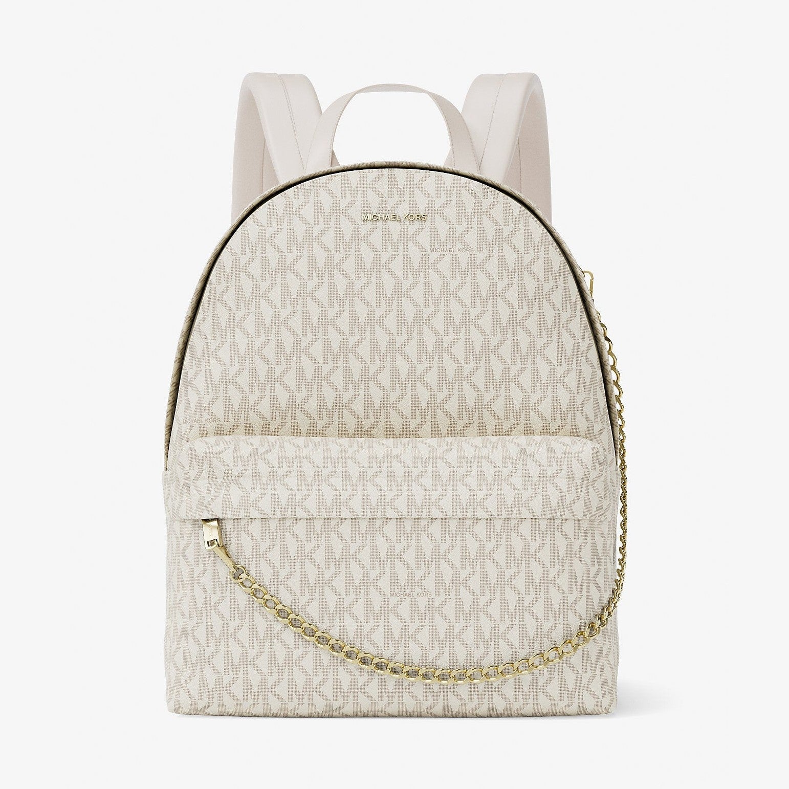 Michael Kors Slater Large Signature Logo Backpack Lt Crm Multi