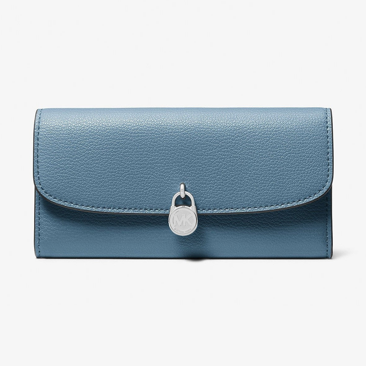 Michael Kors Hamilton Large Leather Continental Wallet Cornflower