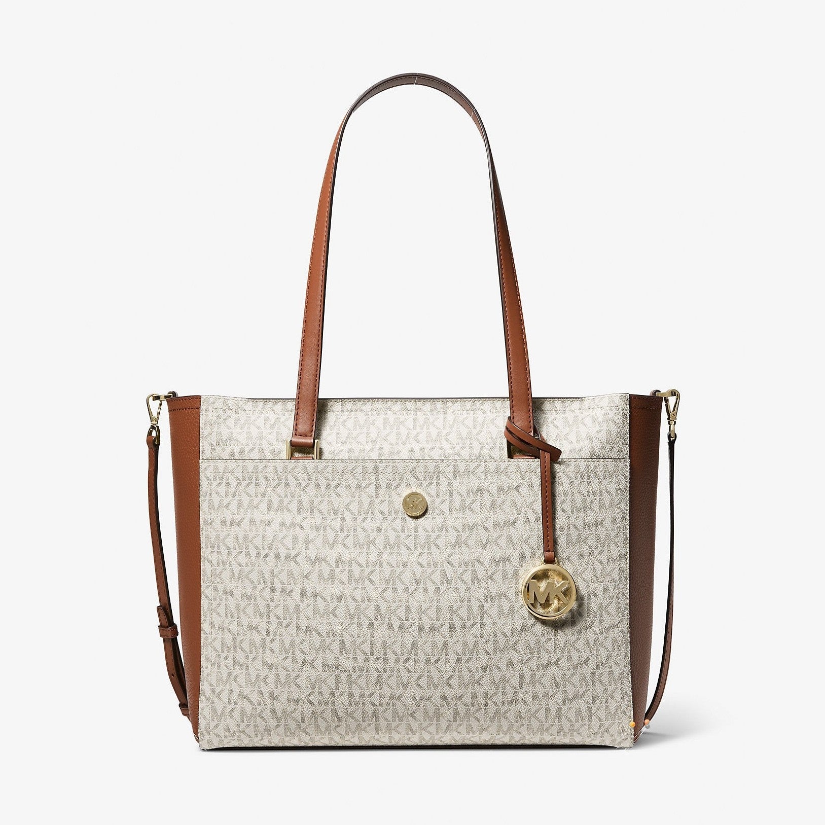 Michael Kors Maisie Large Logo 3-in-1 Tote Bag Vanilla