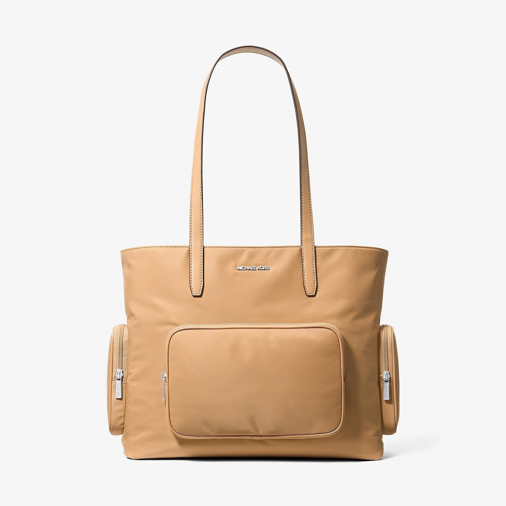 Michael Kors Khai Large Nylon Tote Bag Peanut
