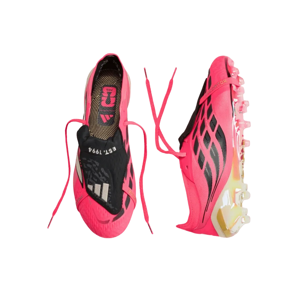 Adidas Predator Elite Fold-Over Tongue Artificial Ground Soccer Cleats Solar Turbo