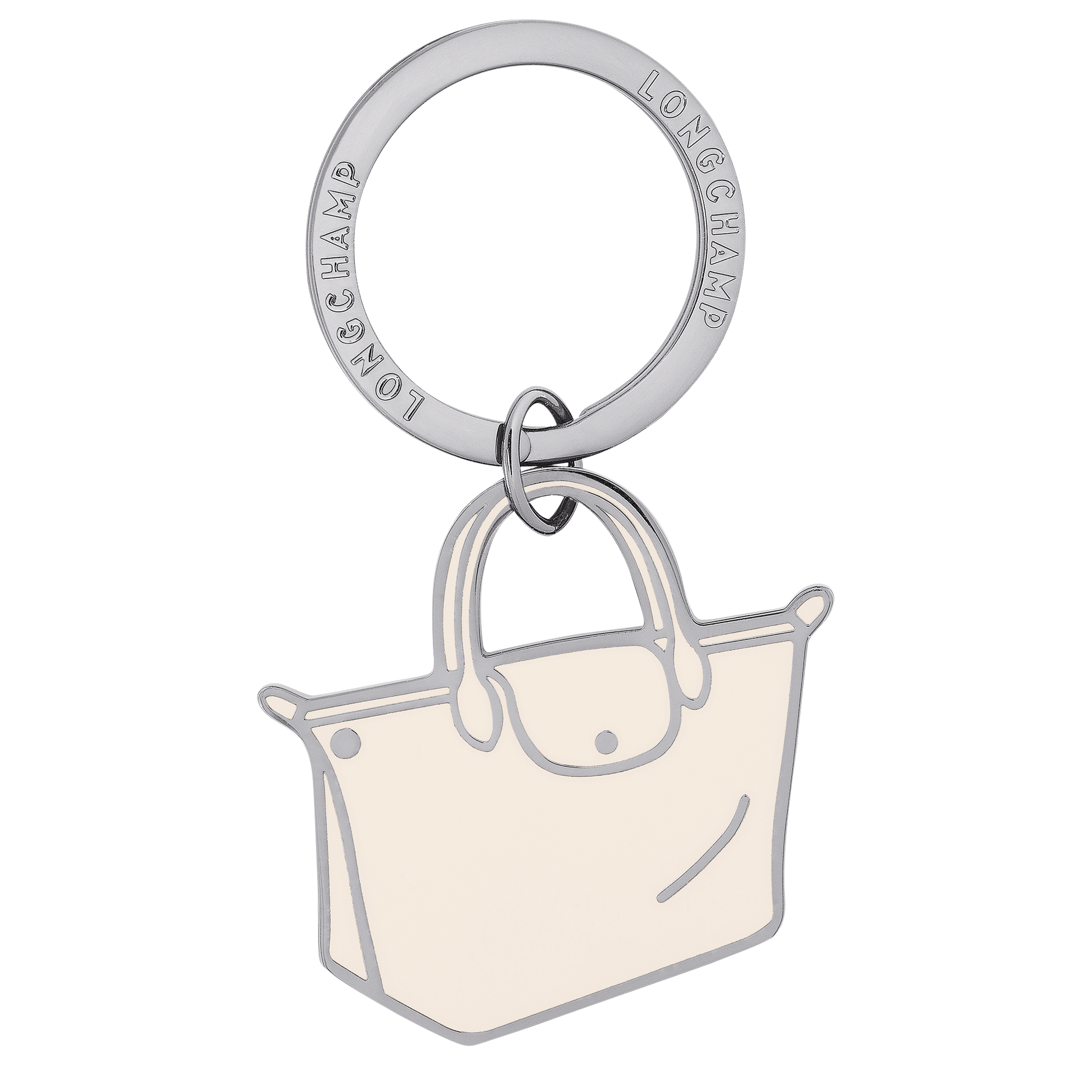 Longchamp Le Pliage Key rings Ecru