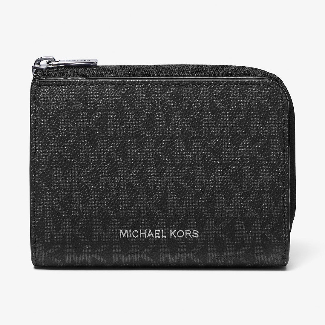 Michael Kors Cooper Signature Logo Folio Wallet Black