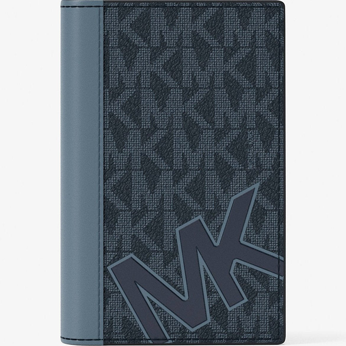 Michael Kors Cooper Signature Logo Folding Card Case Cornflower
