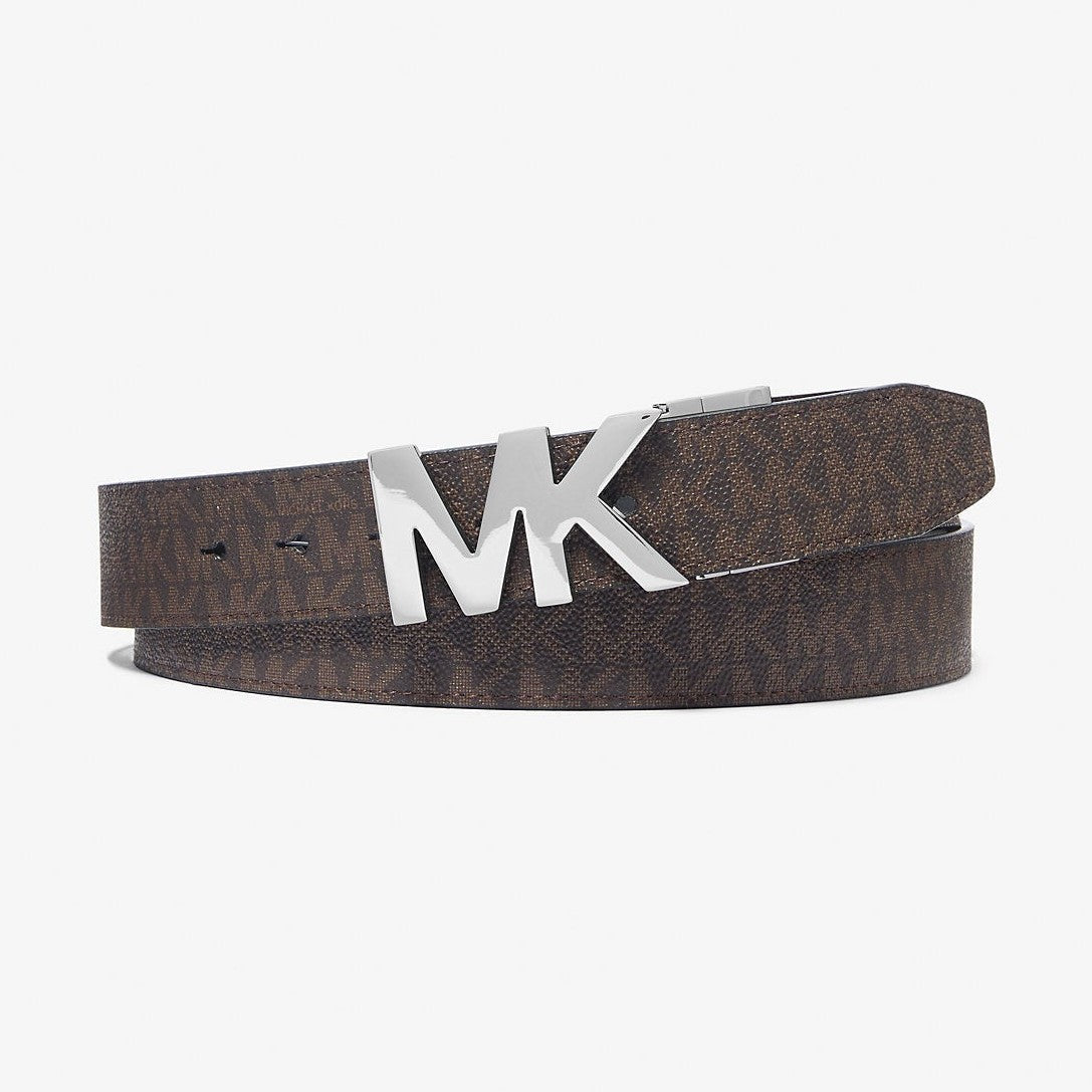 Michael Kors 4-In-1 Logo Belt Box Set Brown-Black