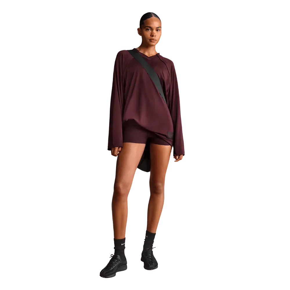 Nike x Skims Shine Women's Mid-Rise 2" Boyshorts with Drawcord PHOENIX
