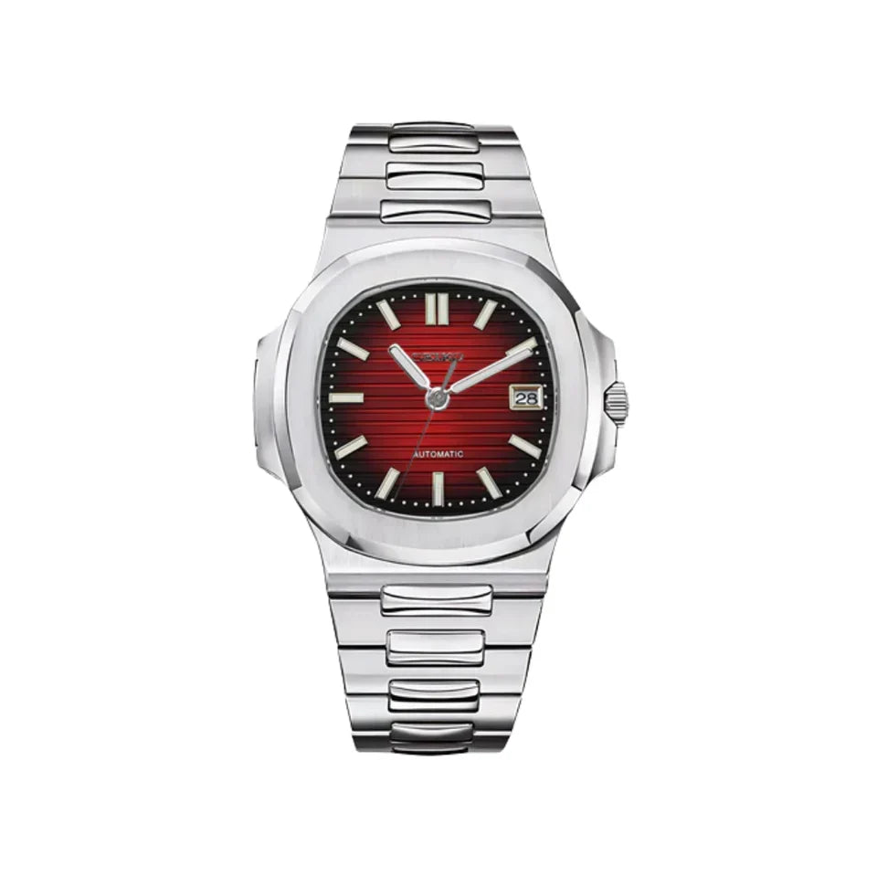Seiko Mod Aquanaut Red Steel Bracelet