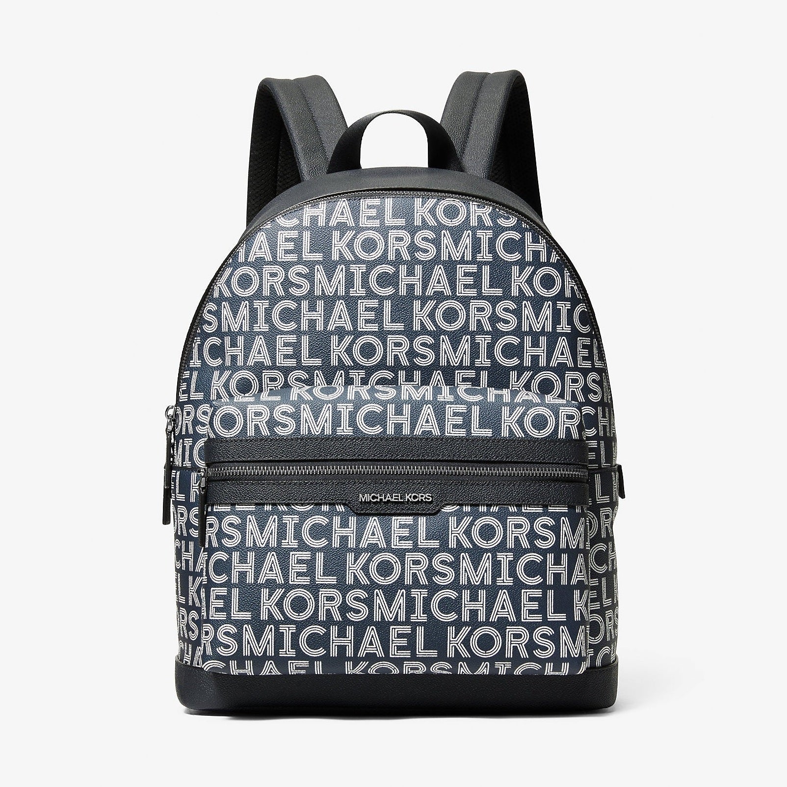 Michael Kors Cooper Medium Graphic Logo Backpack Bright Wht