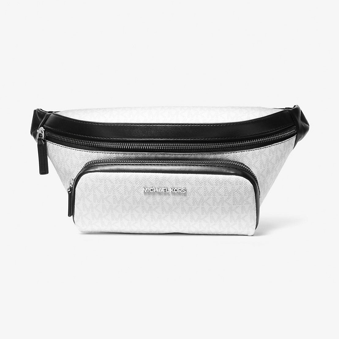 Michael Kors Cooper Logo Belt Bag Bright Wht