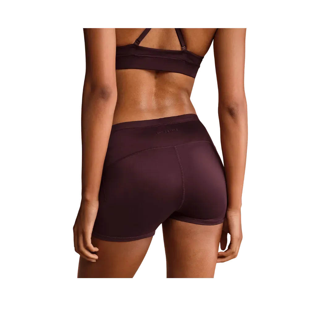 Nike x Skims Shine Women's Mid-Rise 2" Boyshorts with Drawcord PHOENIX