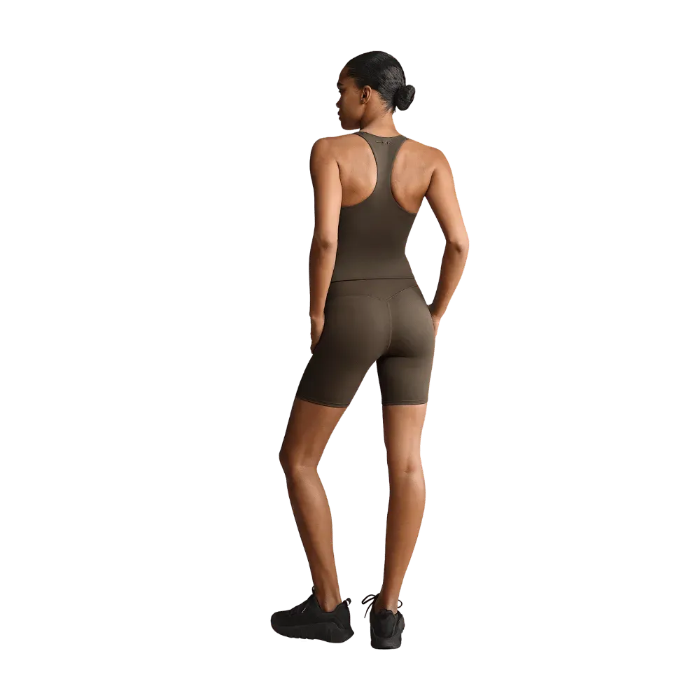 Nike X Skims Matte Women's High-Waiste 5" Biker Shorts Dark Sepiad