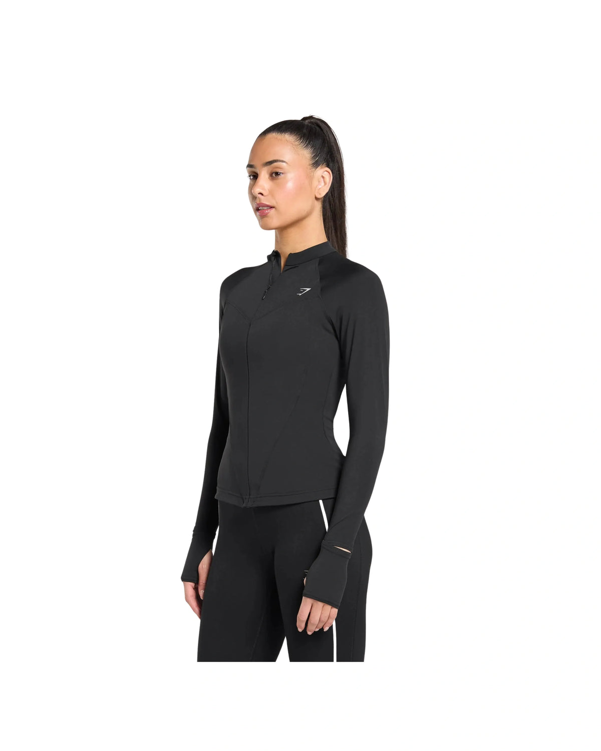 Gymshark Running Full Zip Jacket Black