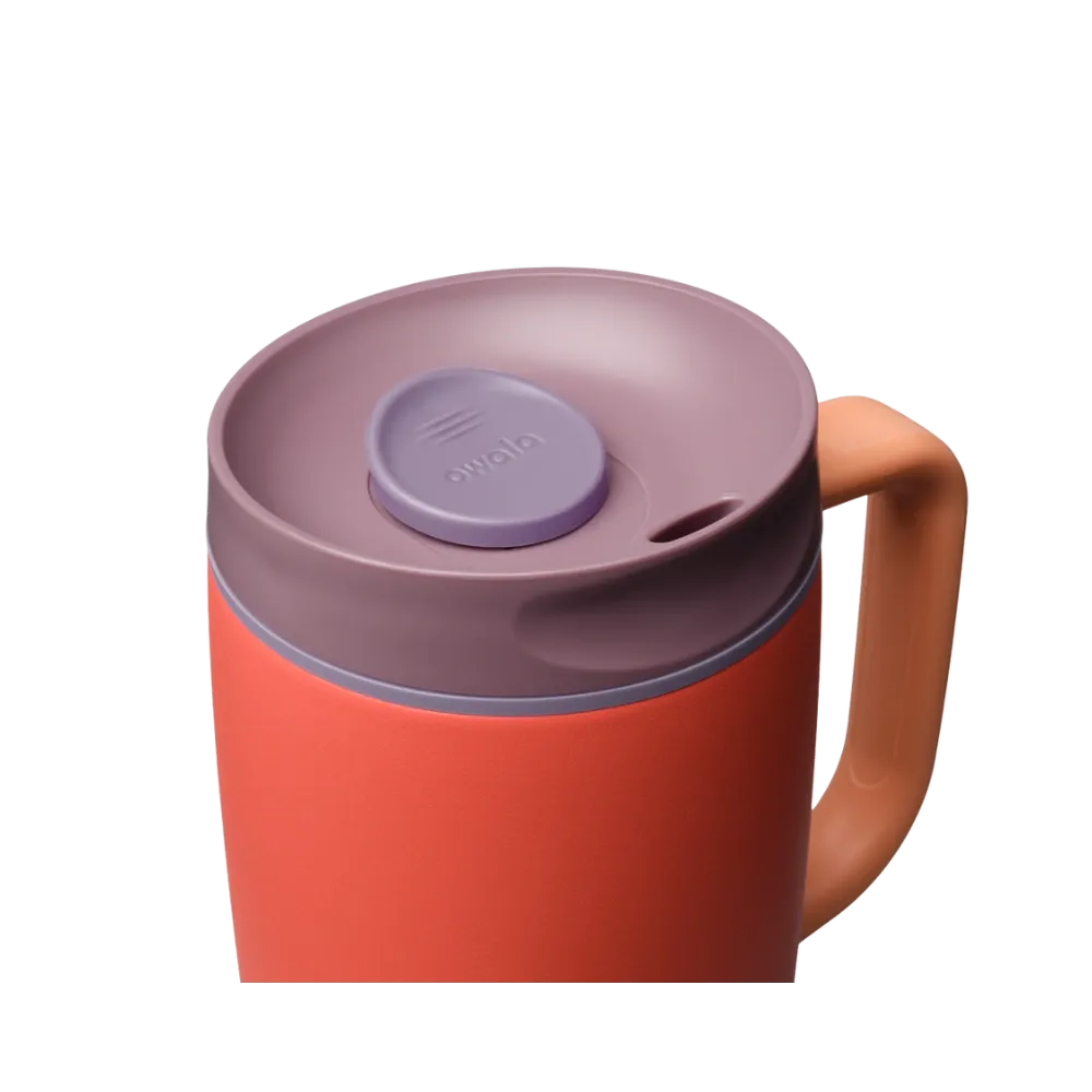 Owala Smoothsip-Slider-With-Handle 12oz "Terracotta Sunset"